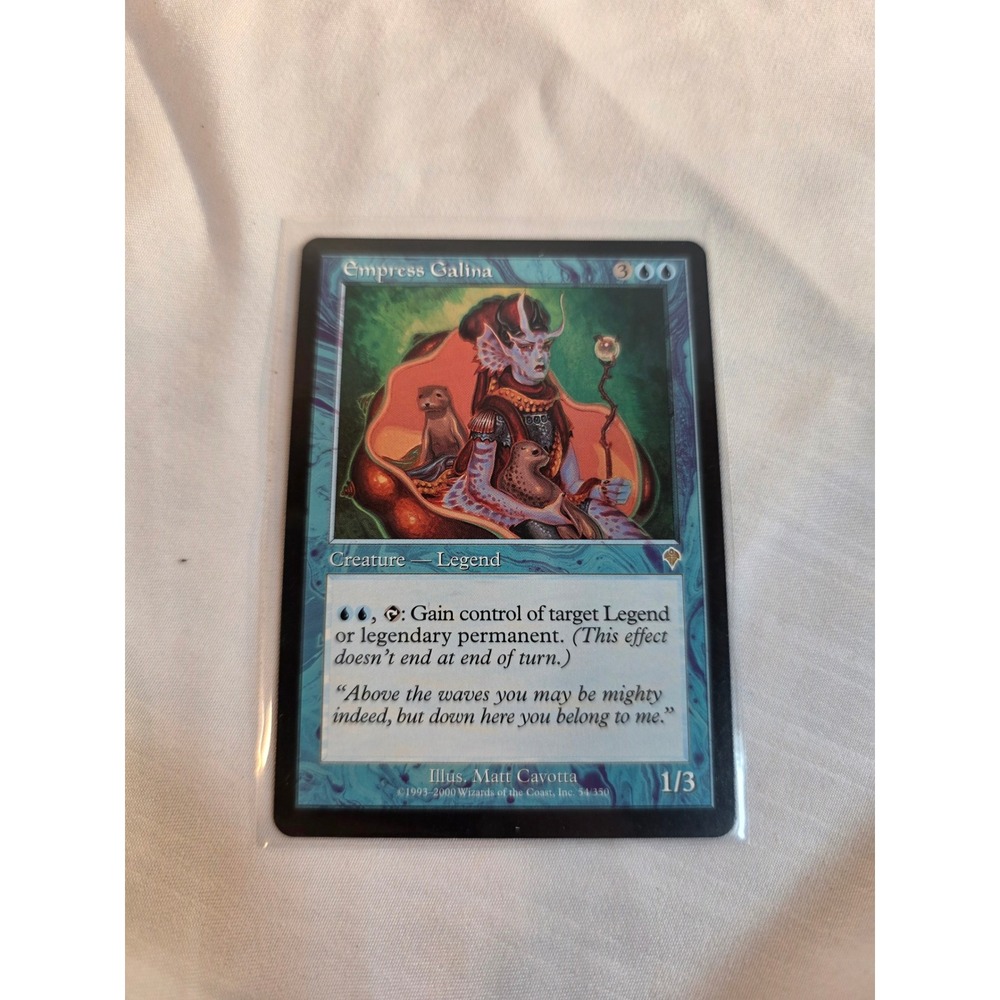 Magic The Gathering Empress Galina Invasion Rare Blue Legend MTG Card 54/350